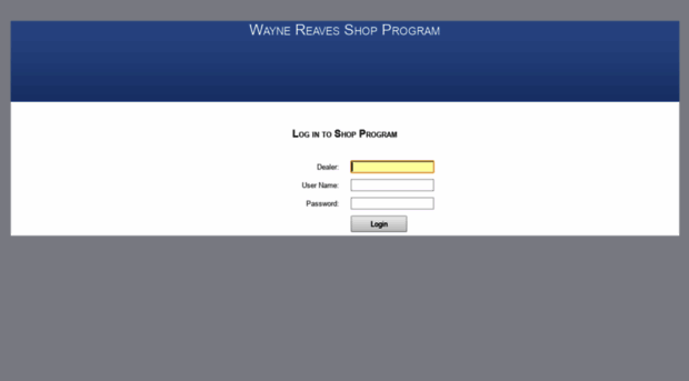 shopprogram.waynereaves.net