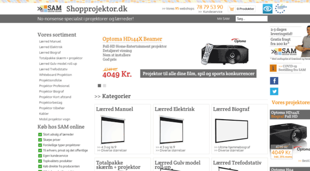 shopprojektor.dk