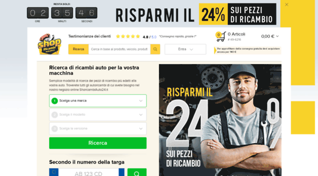 shopricambiauto24.it