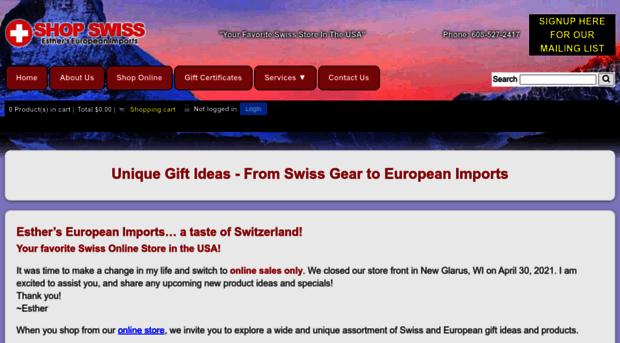 shopswiss.com