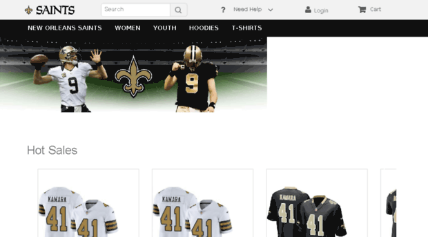 shopteamsaints.com