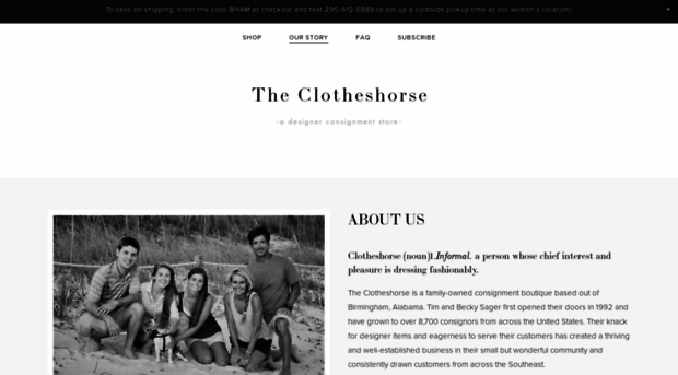 shoptheclotheshorse.com