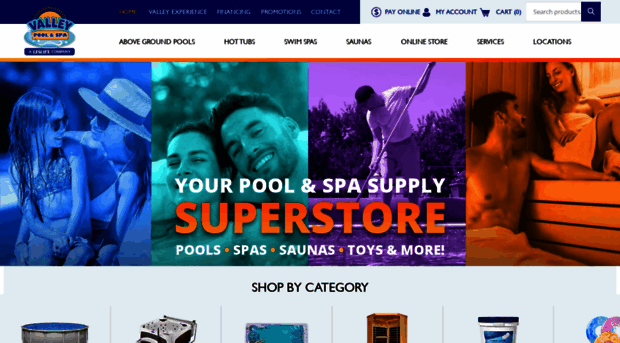 shopvalleypoolspa.com