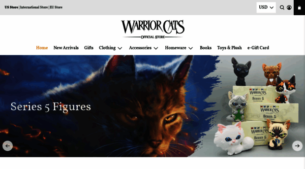 shopwarriorcats.com