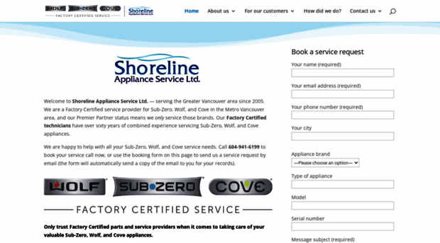 shorelineappliance.com