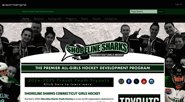 shorelinesharkshockey.com