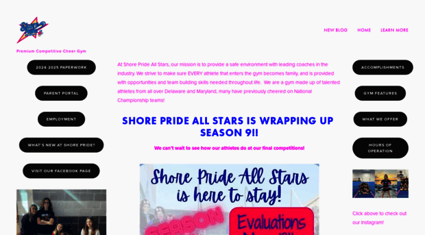 shoreprideallstars.com