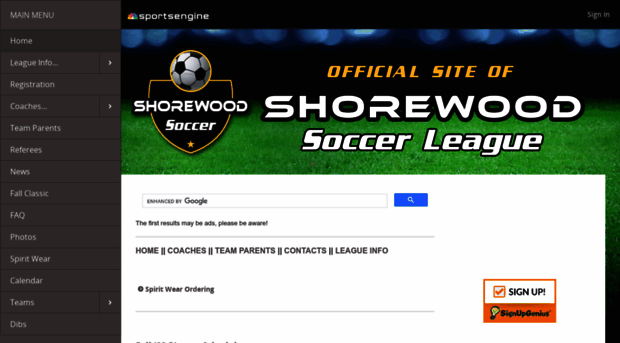 shorewoodsoccer.sportngin.com