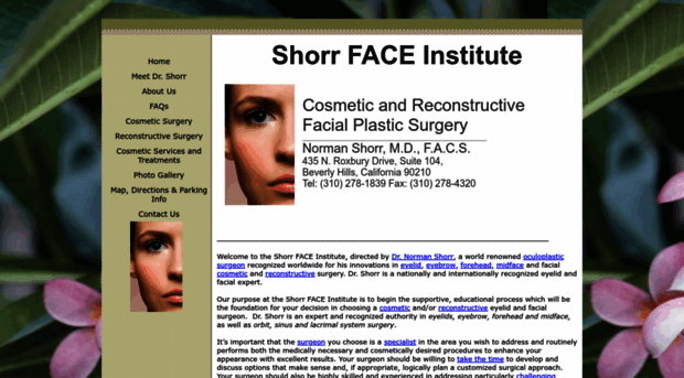 shorrfaceinstitute.com