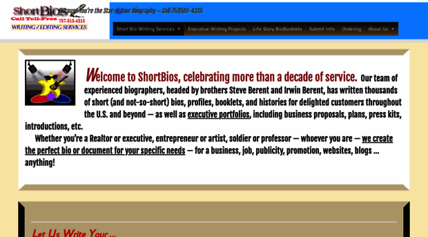 shortbios.com