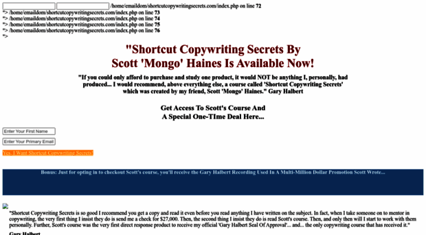 shortcutcopywritingsecrets.com