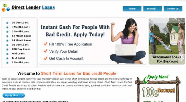 shortermloansbadcredit.co.uk