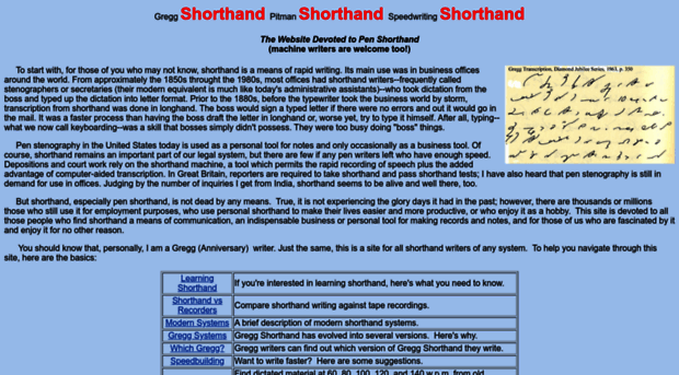 shorthandshorthandshorthand.com