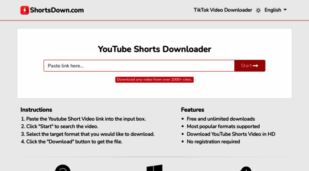 shortsdown.com