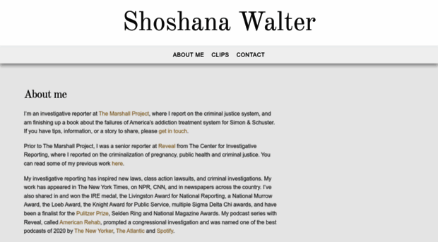 shoshanawalter.com