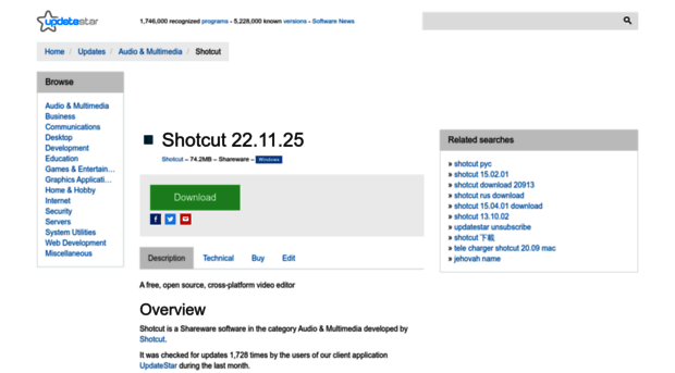 shotcut.updatestar.com