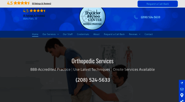 shoulderandkneecenter.com