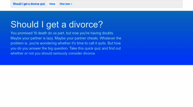 shouldigetadivorcequiz.com