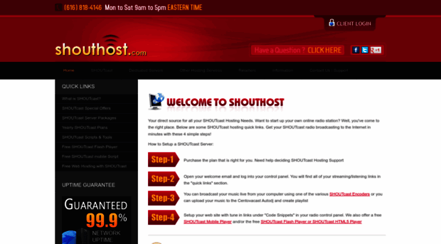 shouthost.com