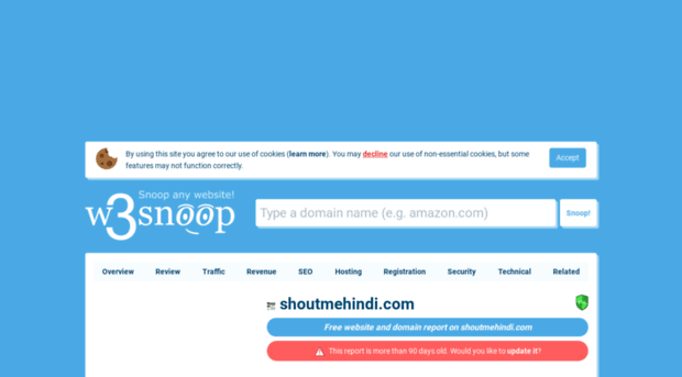 shoutmehindi.com.w3snoop.com