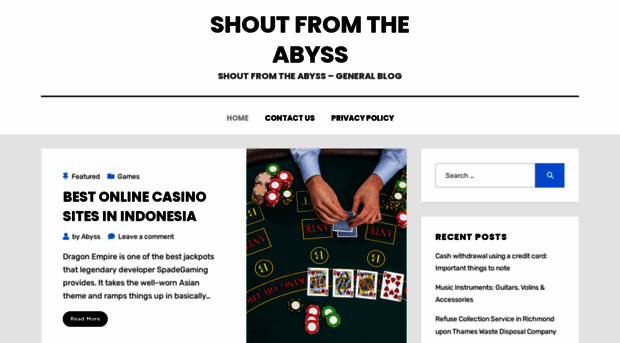 shoutsfromtheabyss.com