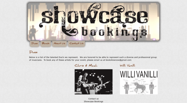 showcasebookings.com