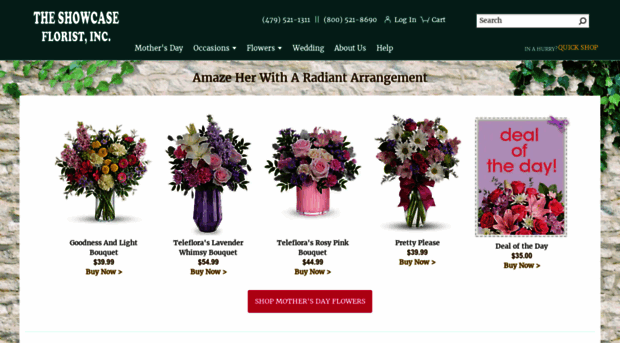 showcaseflorist.net