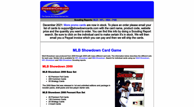 showdowncards.com