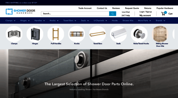 showerdoorhardware.com