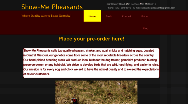 showmepheasants.com