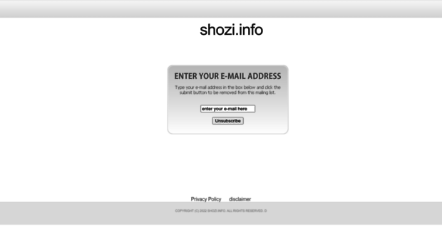 shozi.info