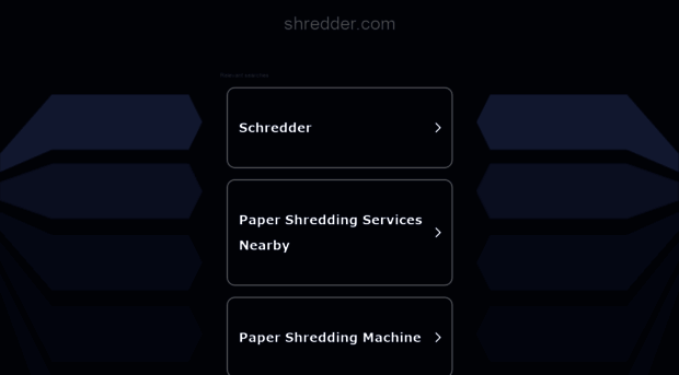 shredder.com