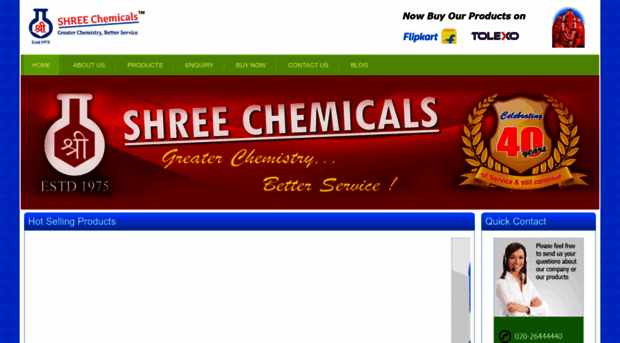 shreechemicalspune.com