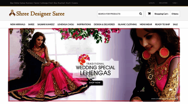 shreedesignersarees.com