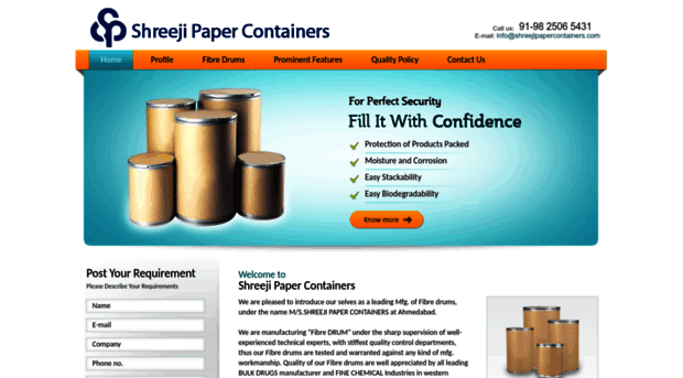 shreejipapercontainers.com