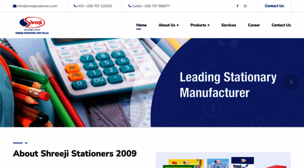 shreejistationers.com