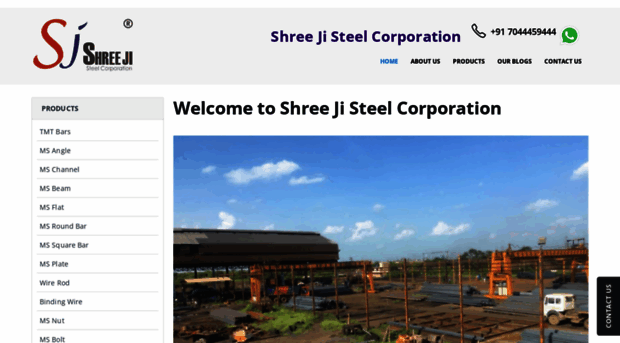 shreejisteelcorp.com