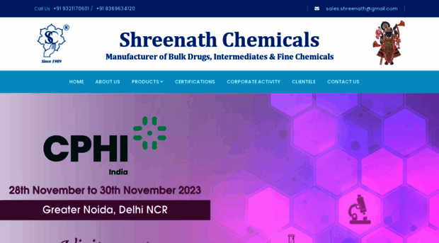 shreenathchemical.com