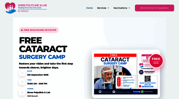 shreepolycliniclab.com