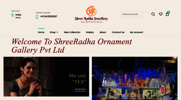 shreeradhajewellers.com