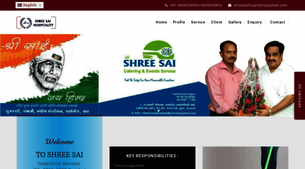 shreesaihospitality.com