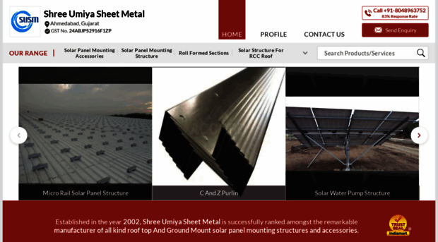 shreeumiyasheetmetal.com