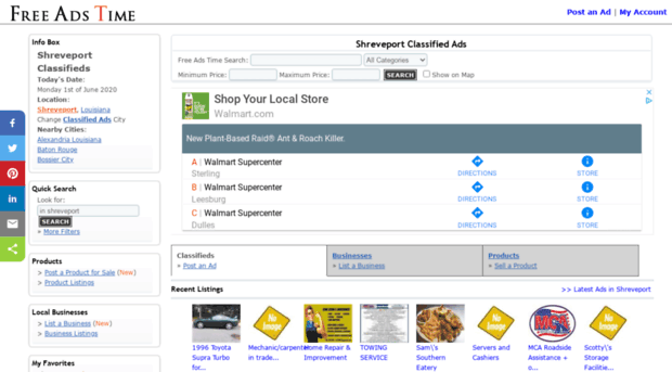 shreveport.freeadstime.org