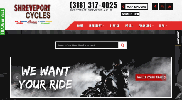 shreveportcycles.com