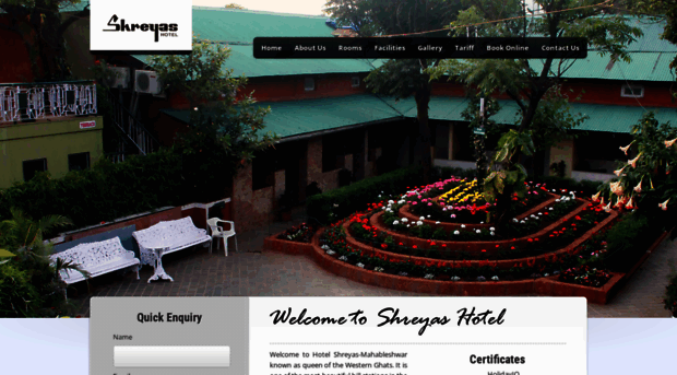 shreyashotel.com