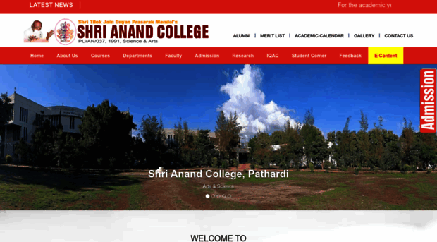 shrianandcollege.com