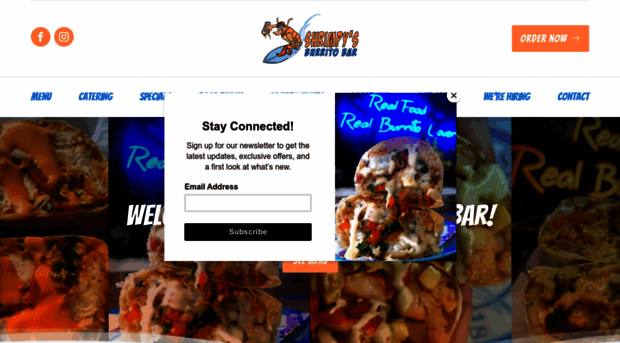 shrimpysburritobar.com