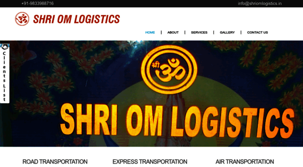 shriomlogistics.in