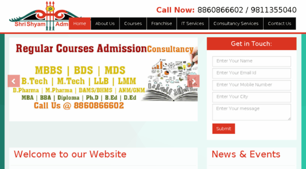 shrishyamadmission.com