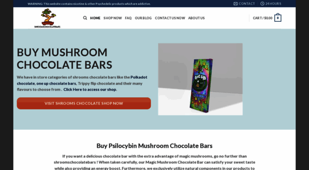 shroomschocolatebars.com